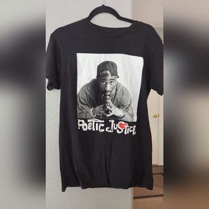 Tupac‎ Poetic Justice Tshirt, Size M